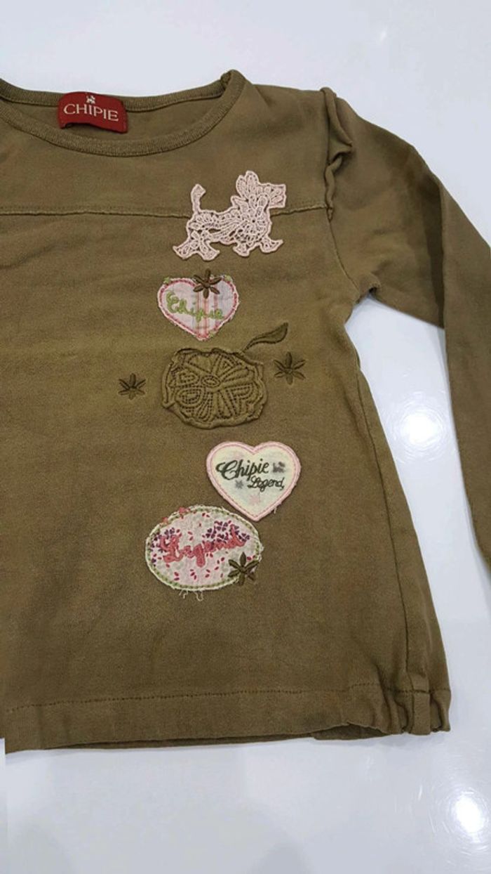 T shirt  chipie  4 ans - photo numéro 2