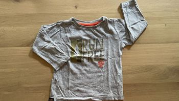 T-shirt manches longues gris primark 12/18 mois