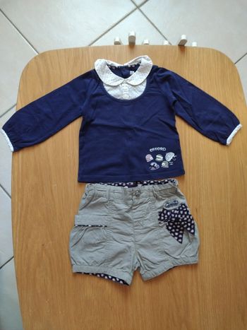 Ensemble bébé fille Sergent Major 18 mois