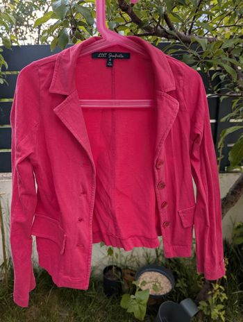 Veste rose fuchsia Lili Gaufrette 8 ans