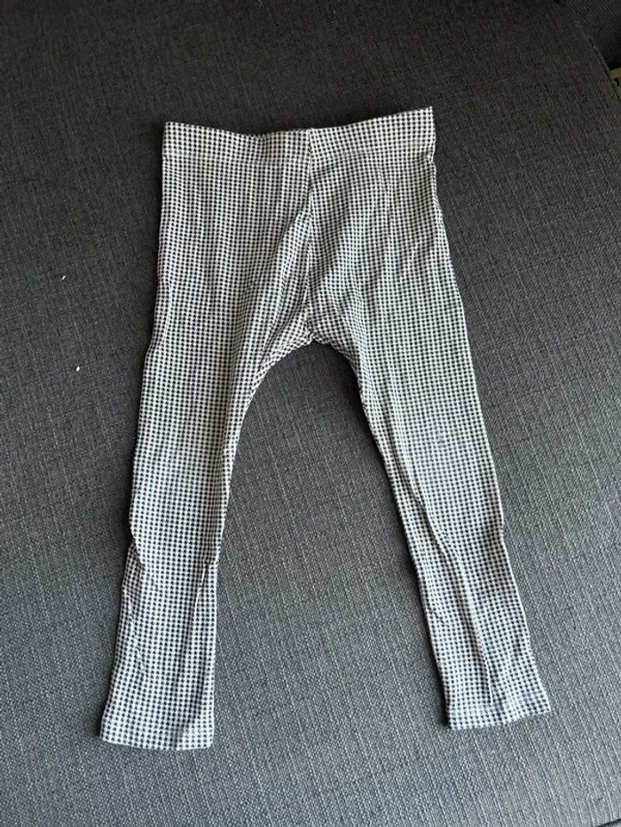 Legging bébé fille motif pied de poule, 36 mois, kiabi