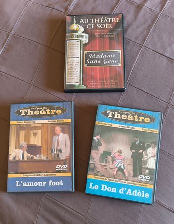 Lot de 3 DVD spécial " Théâtre "