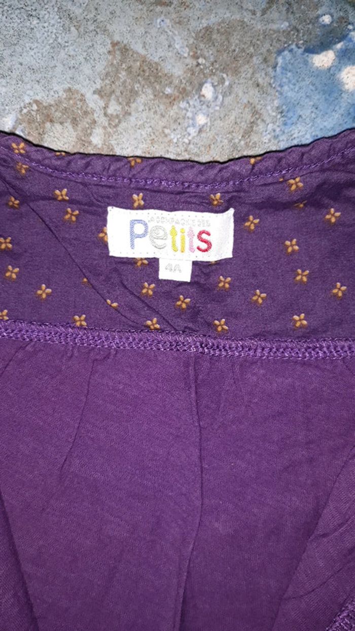 Gilet violet 4 ans - photo numéro 3
