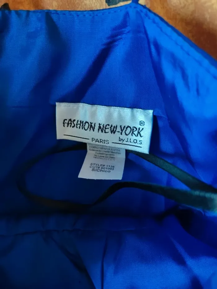 Robe cocktail bleue nuit taille S - photo numéro 3