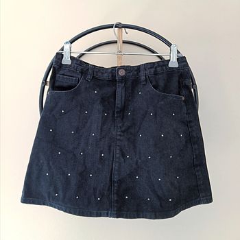 12 ans jupe en jean avec perle