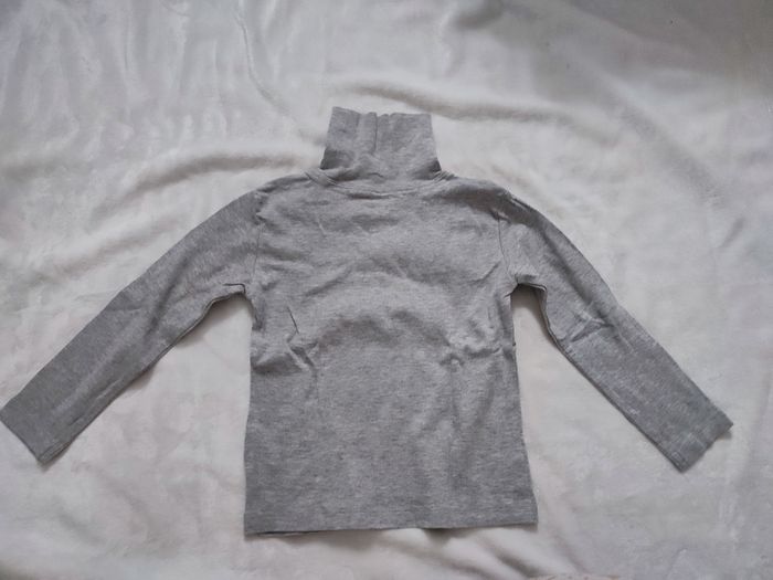 Sous pull gris vertbaudet taille 6 ans - photo numéro 3