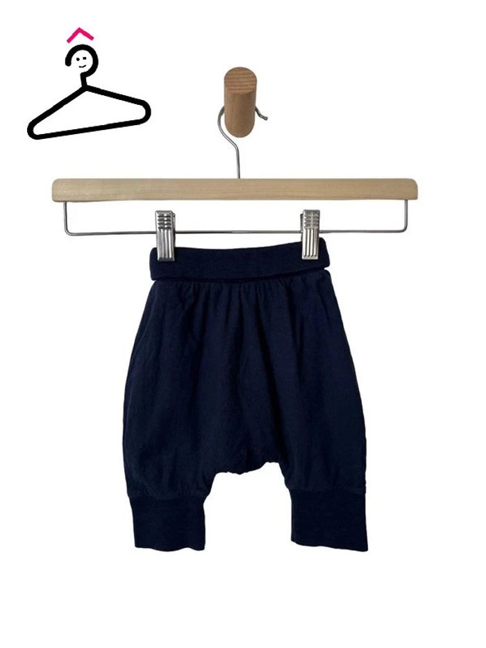 Pantalon sarouel bleu marine - Bout'chou 1 mois (54cm) - photo numéro 2