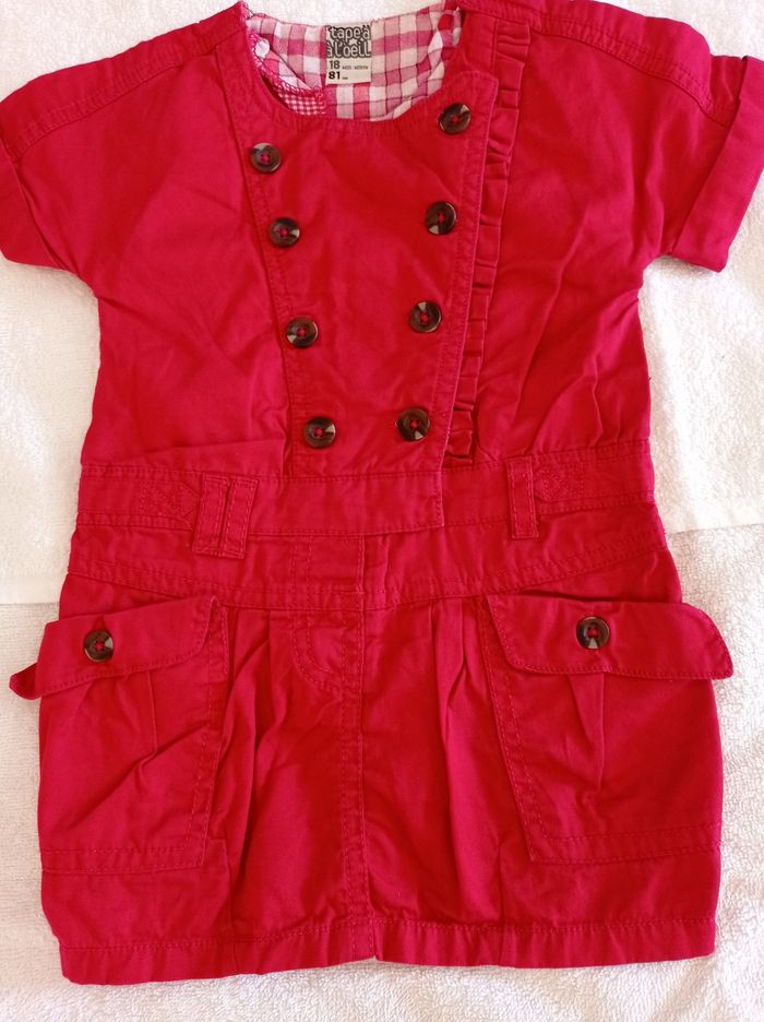 Robe fille marque tape à l'oeil 18 mois 81 cm porter 4 fois - photo numéro 5