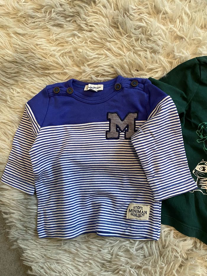 Lot 4 teeshirt 6 mois - photo numéro 3