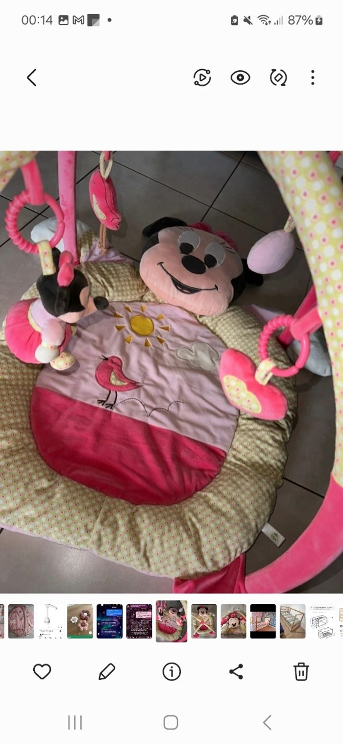 Tapis d'éveil minnie - photo numéro 3
