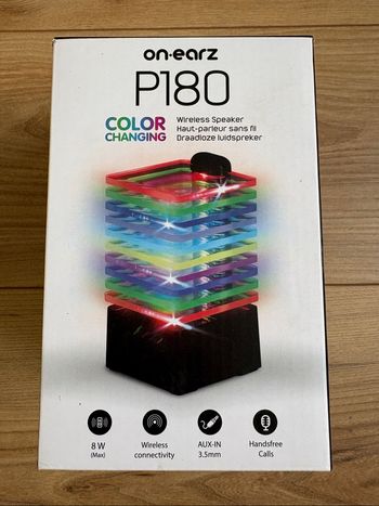 Enceinte avec jeu de lumière