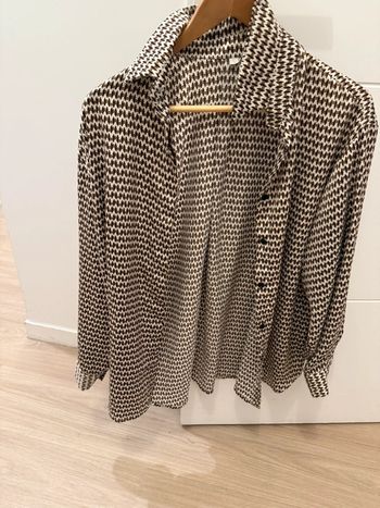 Chemise overzise marron