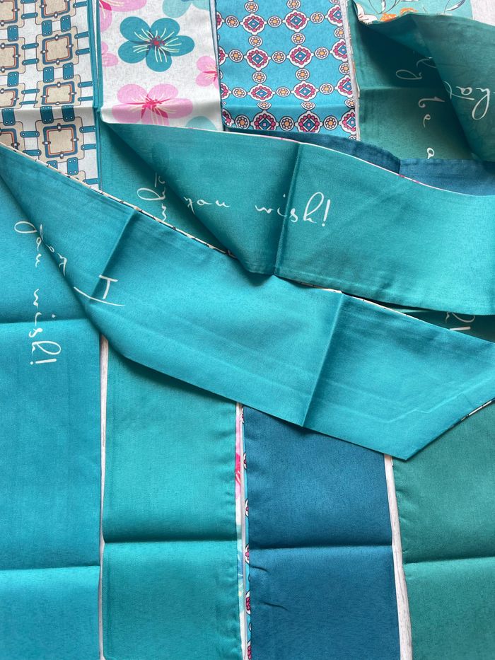 Lot de 4 bandeaux, foulards vintage - photo numéro 8