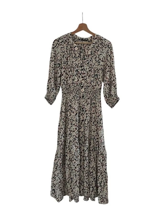 Robe longue Zara fleuris taille S en parfait état - photo numéro 6