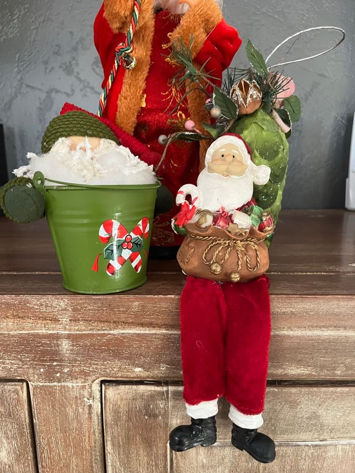 Lit de 4 décorations de Noël - photo numéro 3