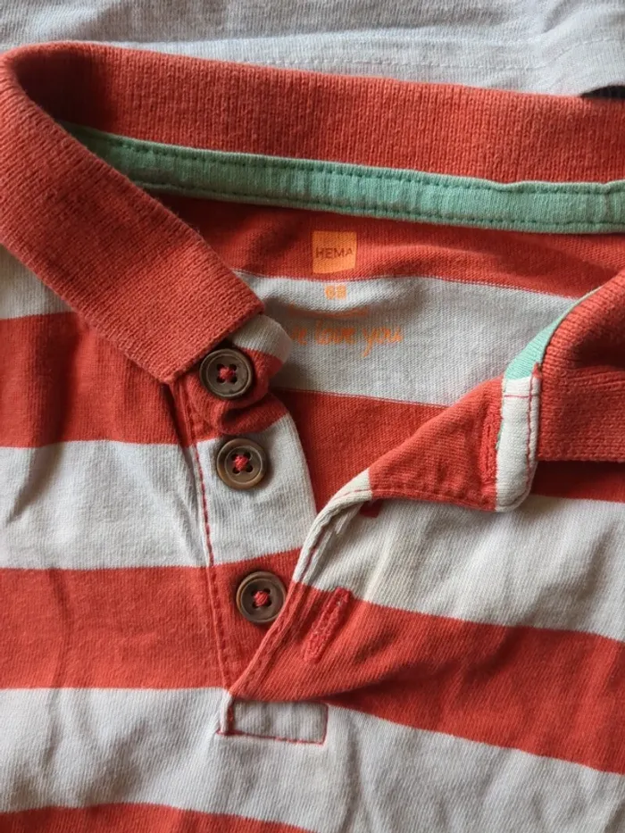 Lot de 6 tee shirts/ polos bébé garçon taille 6 mois 68 cm - photo numéro 6