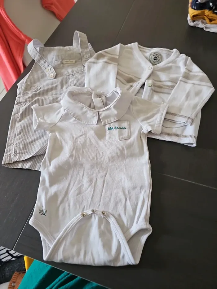 Ensemble 3 pièces 9 mois Sergent major