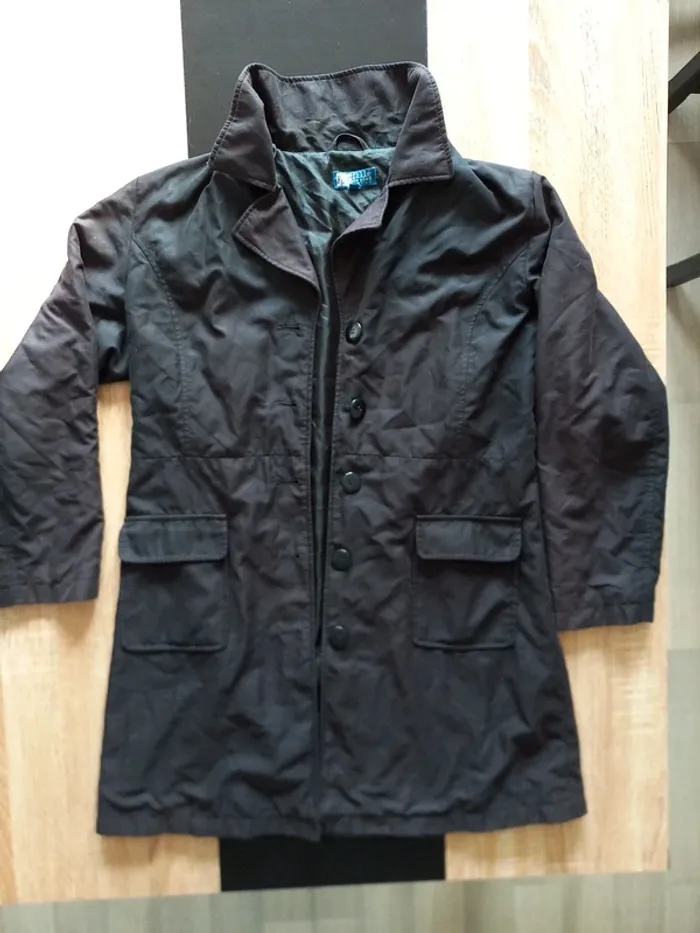 Manteau long noir L/XL - photo numéro 9