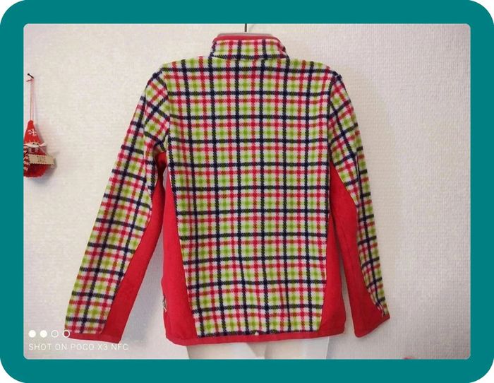 Veste polaire vichy 6 ans Quechua Decathlon fille - photo numéro 2