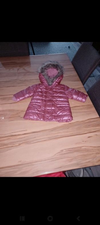 Manteau rose fille taille 6 mois
