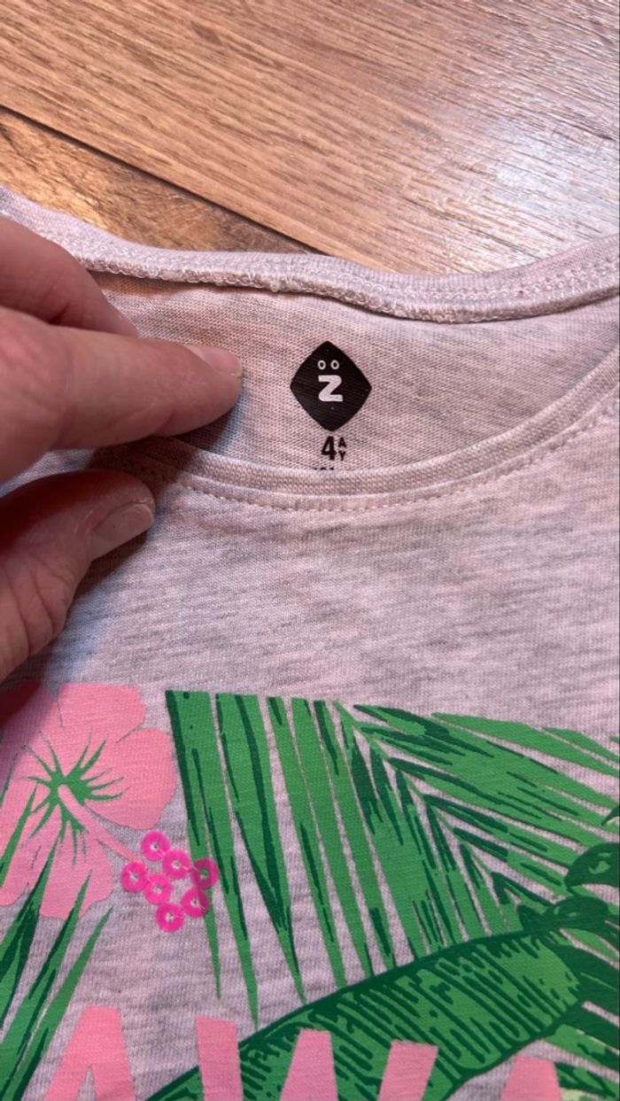 Ensemble tee-shirt + short – 4 ans 🌸 - photo numéro 5