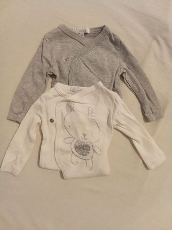 Lot de 2 body bébé 3 mois