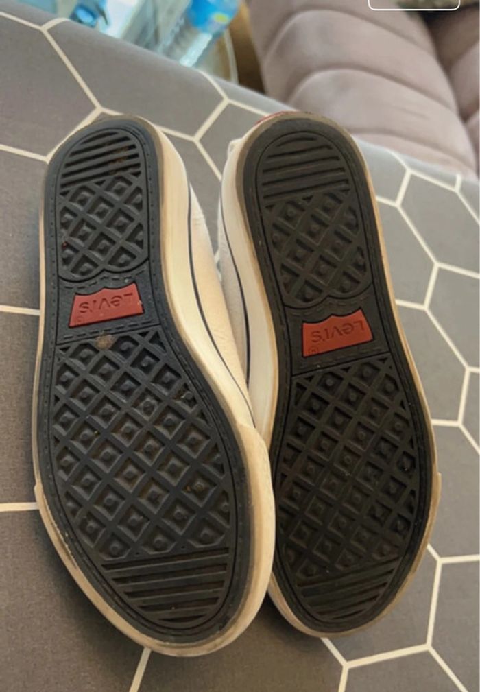 Sneakers canvas fermeture scratch taille 35 - Levi's - photo numéro 4