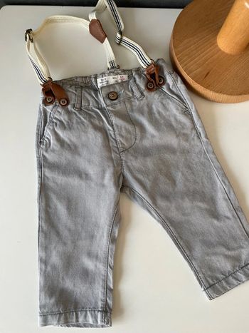 Pantalon bébé avec bretelles