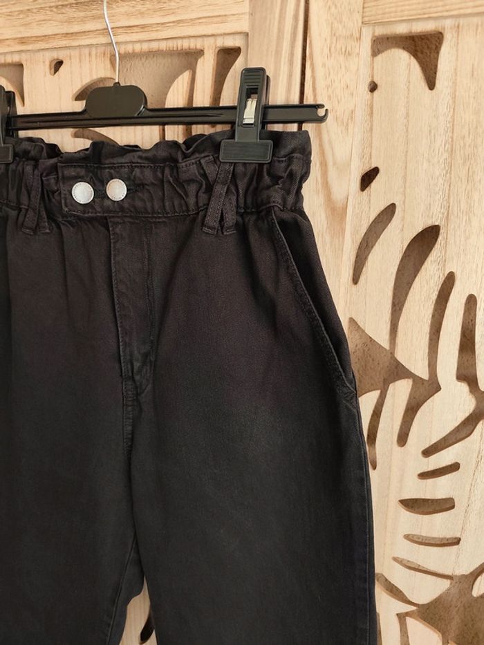 Jean coupe carotte taille haute Taille S Stradivarius - photo numéro 6