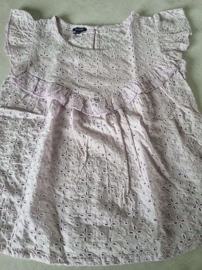 Blouse kiabi lilas pastel