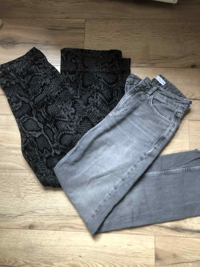 Lot de 2 jeans Zara noir et gris