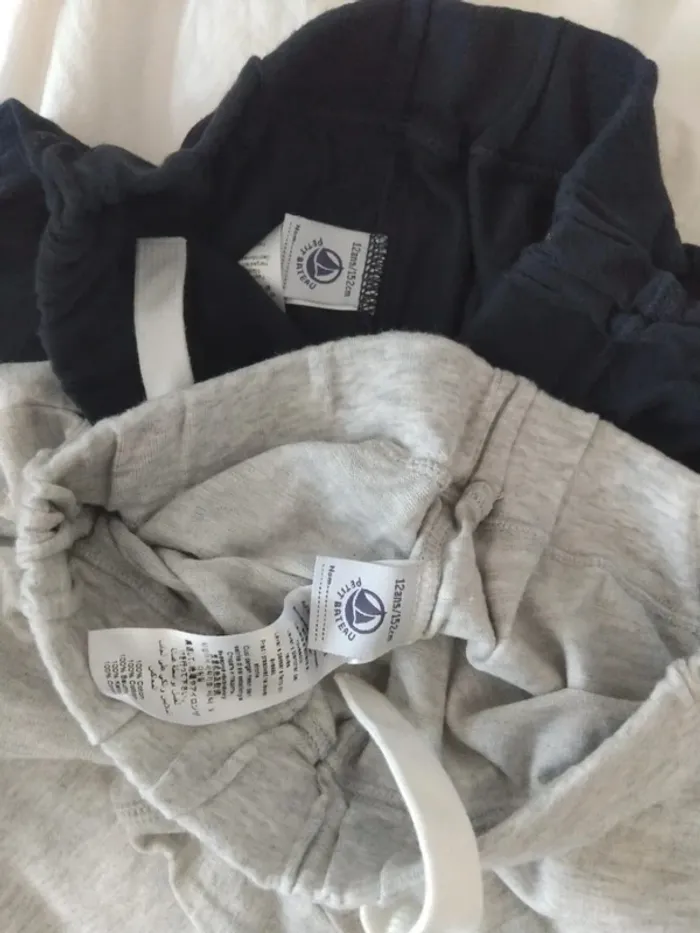 Lot de 2shorts Petit bateau t12ans 100%coton - photo numéro 11