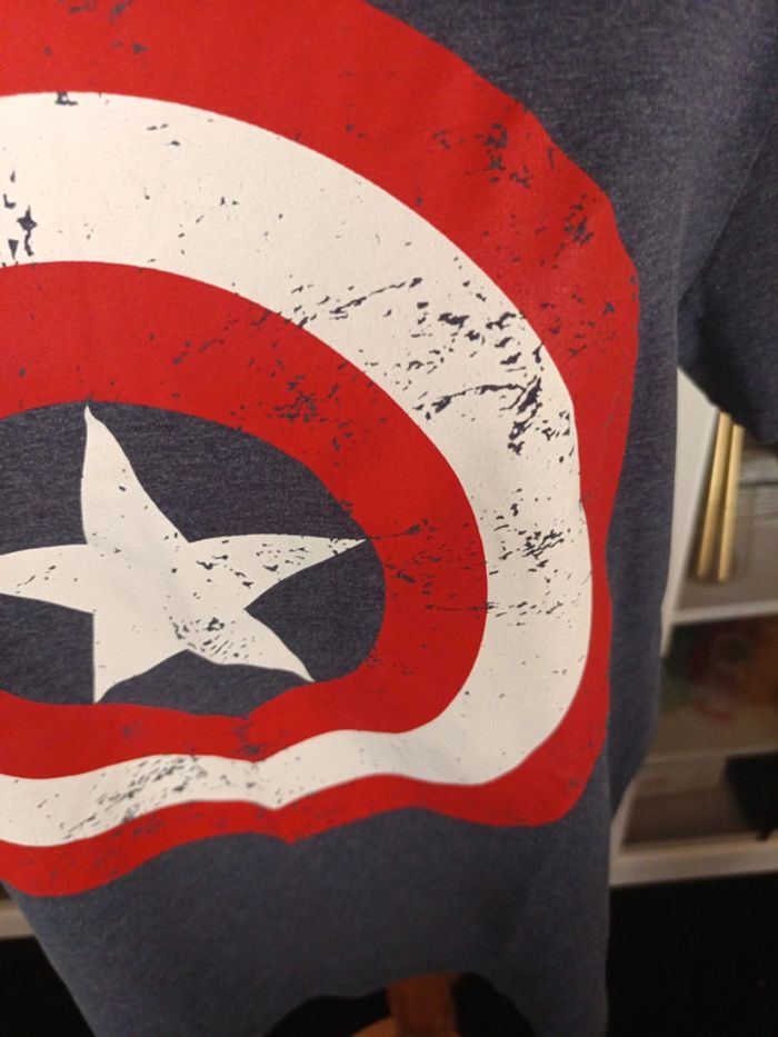 T-shirt homme Captain America taille xl - photo numéro 4