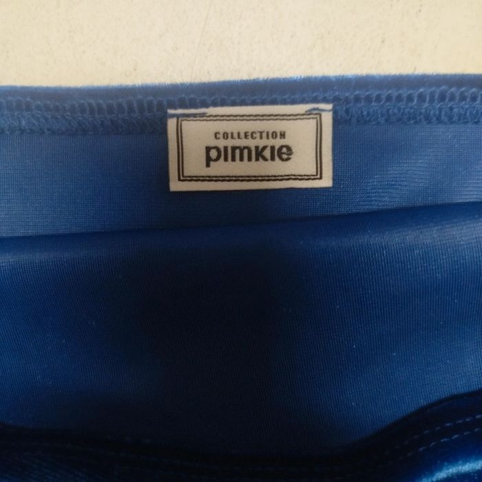 Robe bustier bleu nuit effet velours | Pimkie | L - photo numéro 2