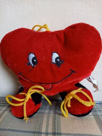 Peluche forme cœur