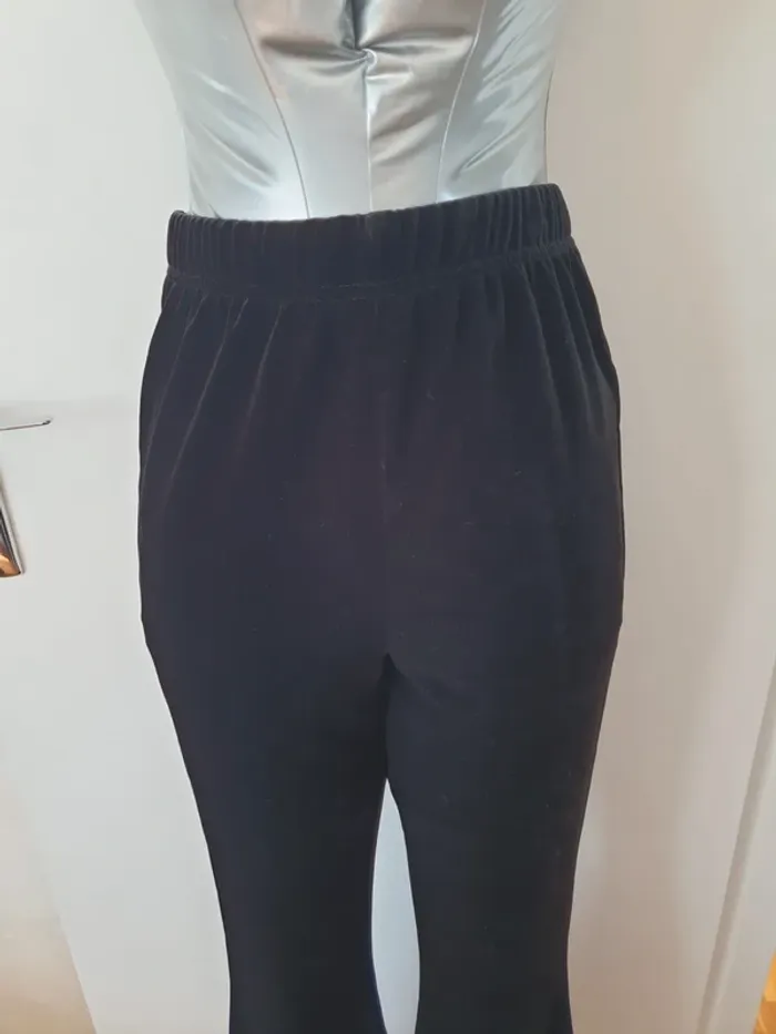 Pantalon fluide en bas skinny aux cuisses - photo numéro 3