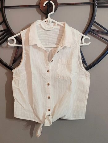 Chemisier sans manches fille 13-14 ans