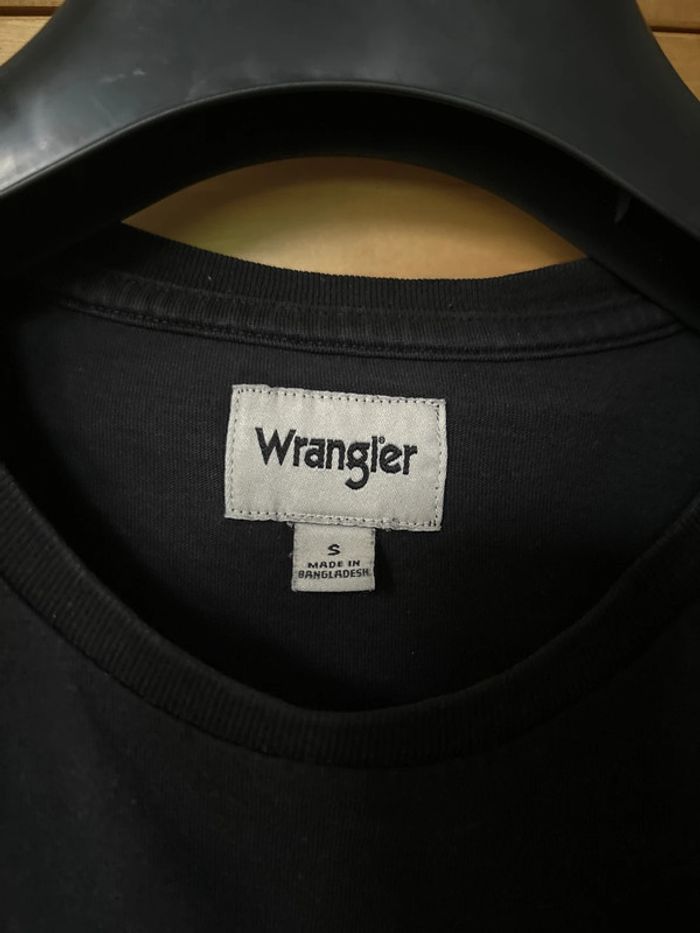 T-shirt noir wrangler - photo numéro 3