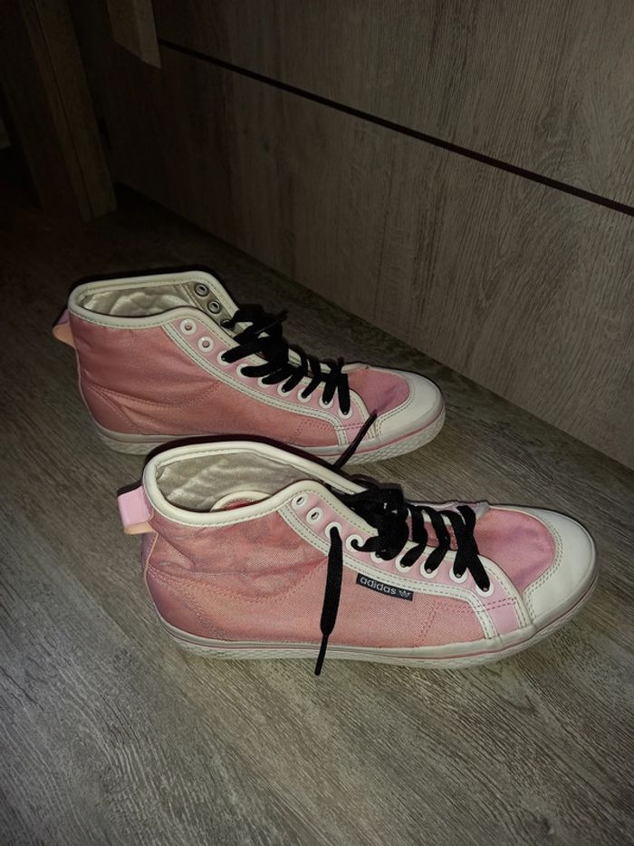 basket montante nizza adidas originals rose pointure 38 - photo numéro 5
