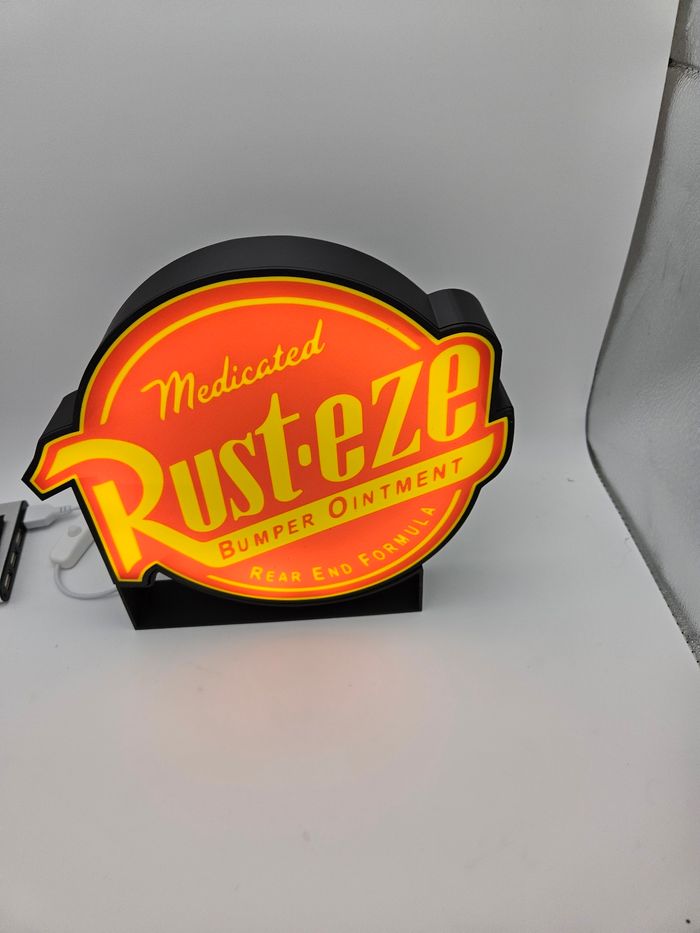 Lampe lumineuse à led cars rust eze - photo numéro 5