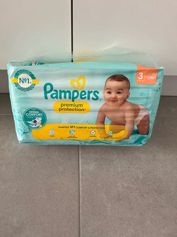 Couche Pampers premium protection taille 3