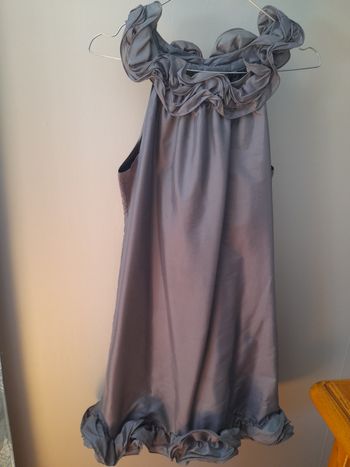Robe cérémonie grise