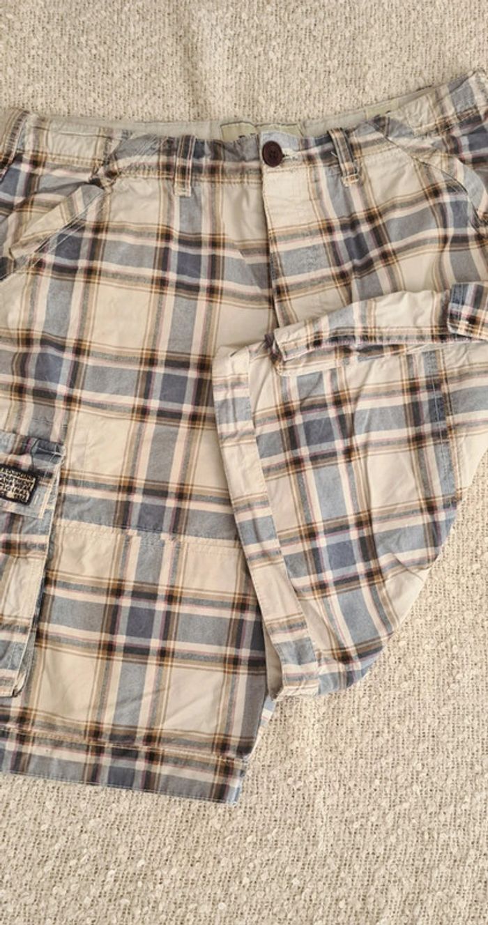 Short redskins à carreaux
