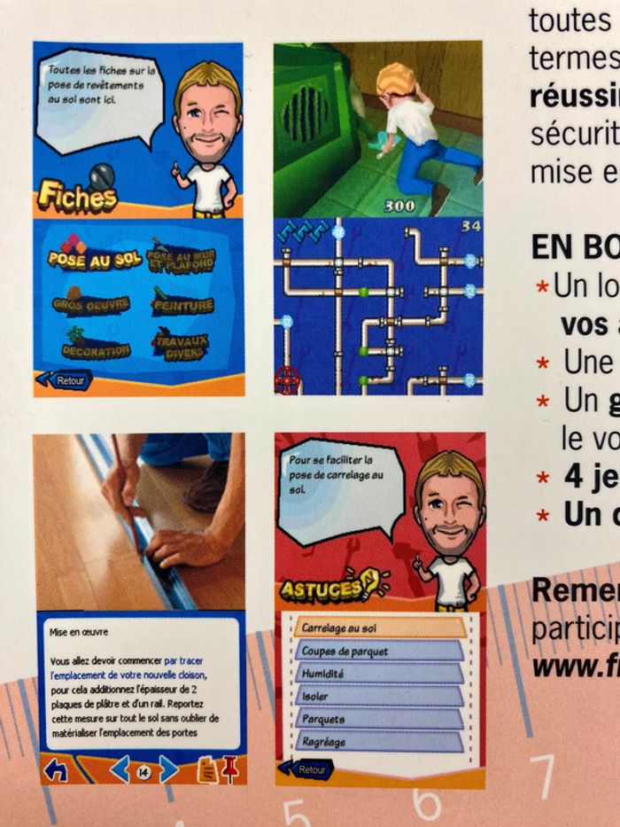 Pack Nintendo DS Jeu Brico Utile + Mètre Ruban à mesurer NЕUF - photo numéro 4