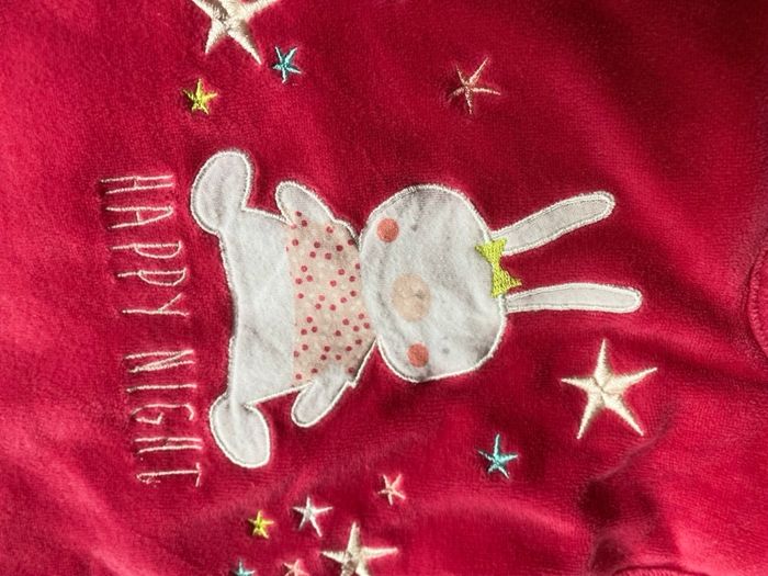 Gigoteuse turbulette velours fuschia 0/6 mois Kiabi - photo numéro 6