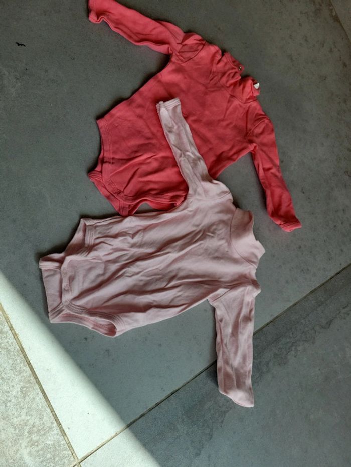 Lot bodie bébé fille taille 80 cm avec col roulé saison froid manche longue