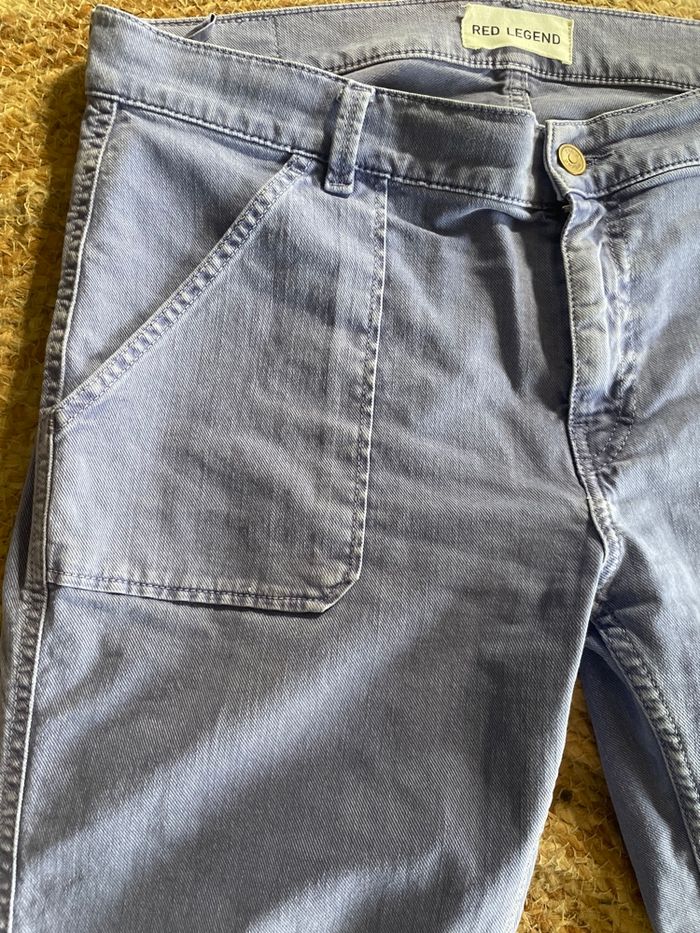 Jean violet lilas taille basse 42 - photo numéro 2