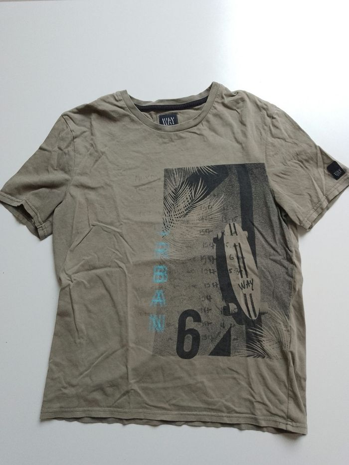 Tee-shirt manches courtes garçon 12 ans Way by IKKS - photo numéro 5