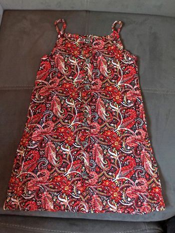 Robe bretelles été légère Fille 8 ans motifs Influx