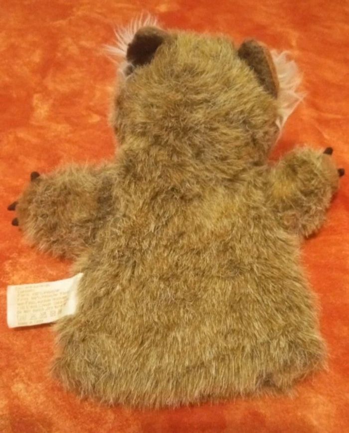 Marionnette Minkplush de Willy le wombat marmotte, castor.. - photo numéro 4